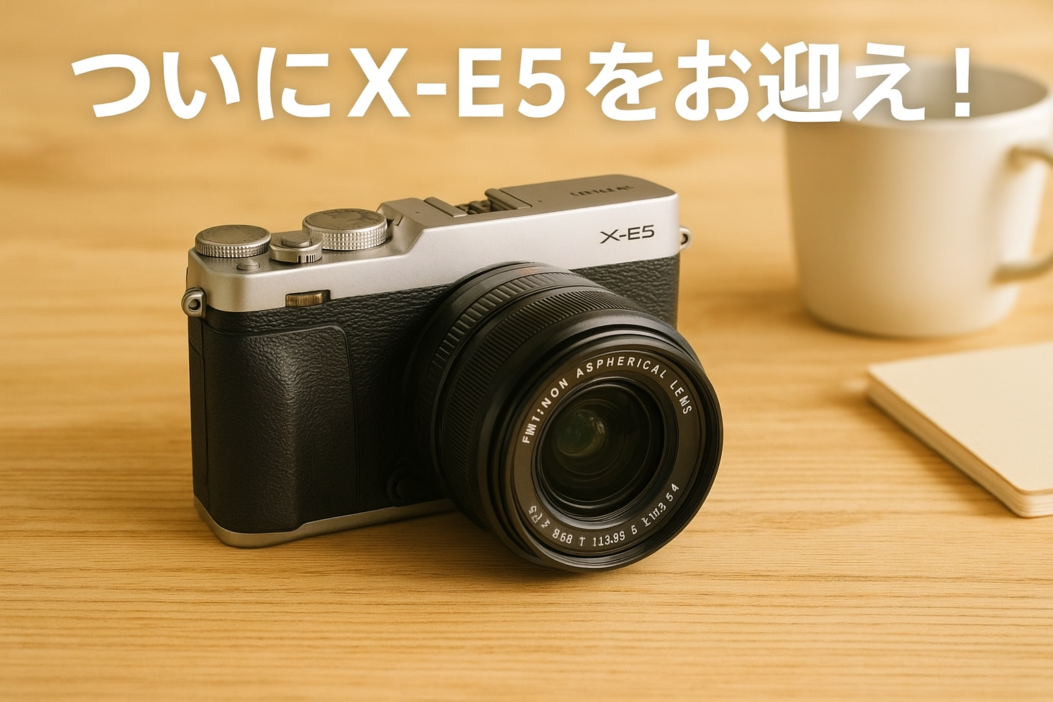 机上のX-E5